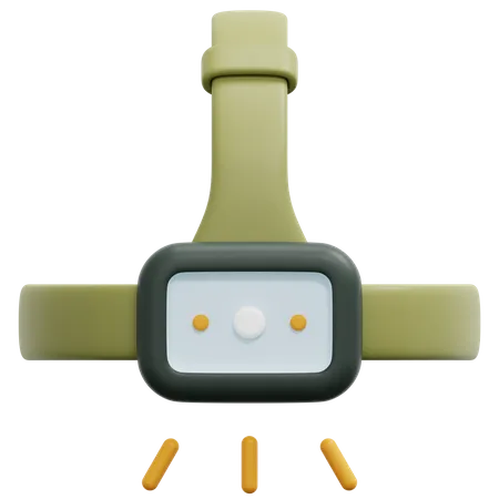 Headlamp 3D Icon