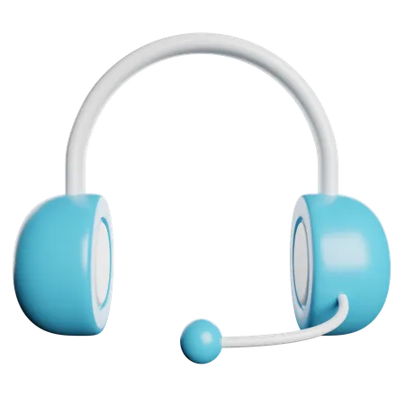 Headphone Audio Device 3D Icon