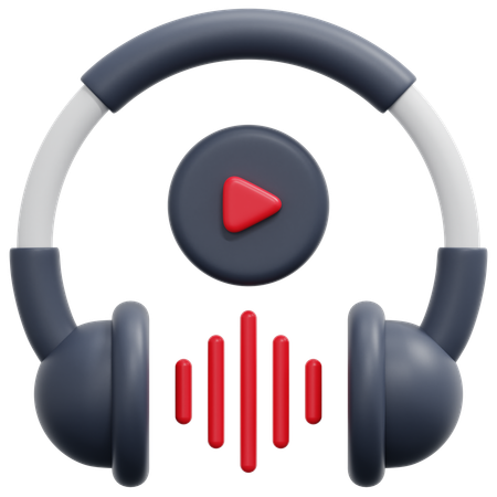 Headphone  3D Icon