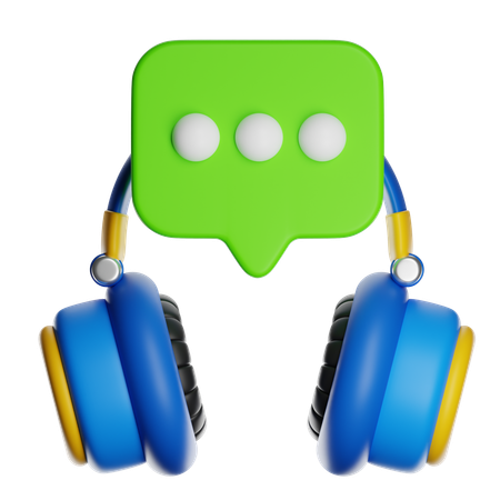 Headphone  3D Icon