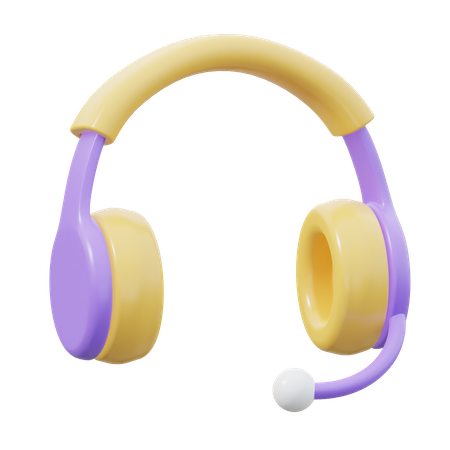 Headphone  3D Icon