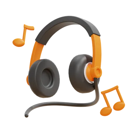 Headphone  3D Icon