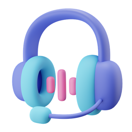 Headphone  3D Icon