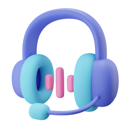 Headphone  3D Icon