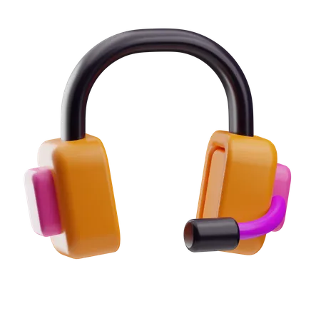 Headphone  3D Icon