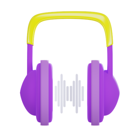 Headphone  3D Icon