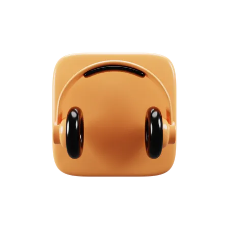 Headphone  3D Icon