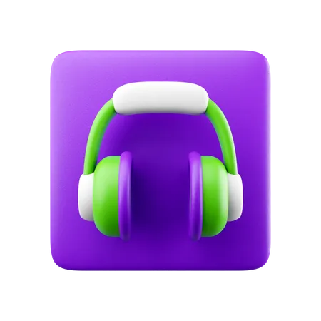 Headphone  3D Icon