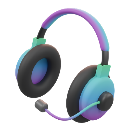 Headphone  3D Icon