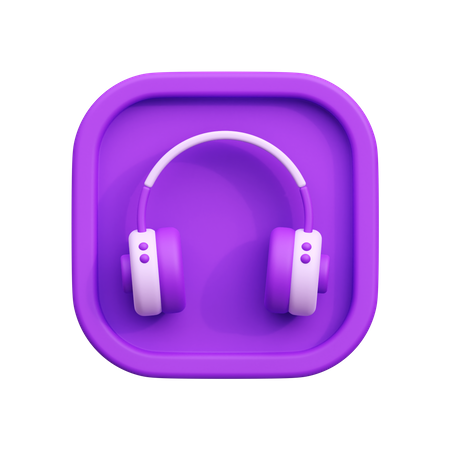 Headphone  3D Icon