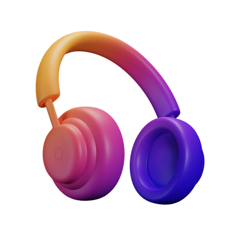 Headphone  3D Icon