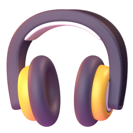 Headphone  3D Icon