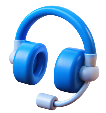 Headphone  3D Icon