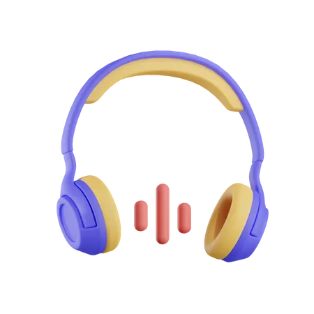 Headphone  3D Icon