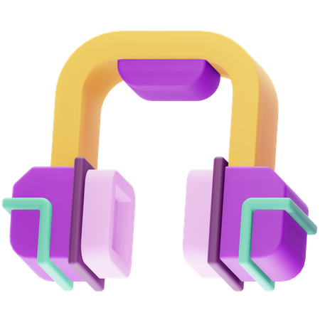 Headphone  3D Icon