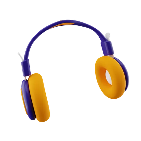 Headphone  3D Icon