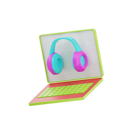 Headphone  3D Icon