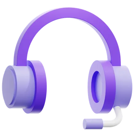 Headphone  3D Icon