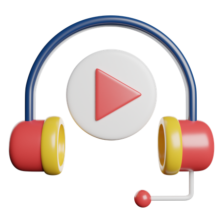 Headphone  3D Icon