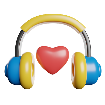 Headphone  3D Icon