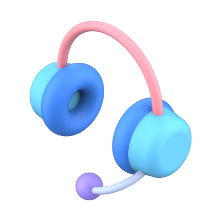 Headphone  3D Icon