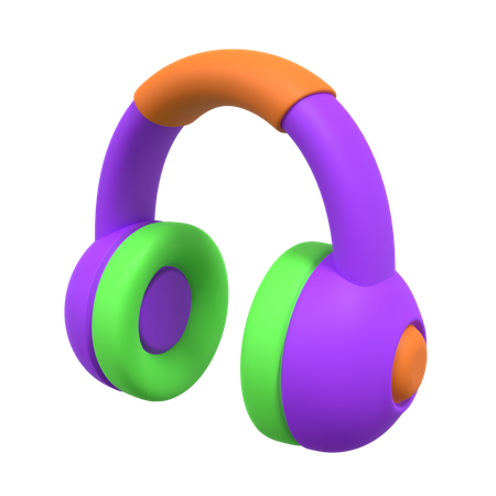 Headphone  3D Icon