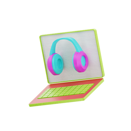 Headphone  3D Icon