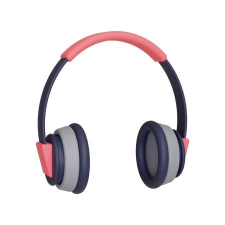 Headphone  3D Illustration