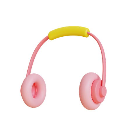 Headphone  3D Illustration