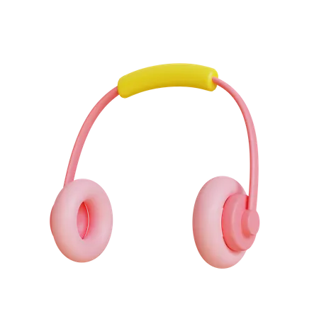 Headphone  3D Illustration