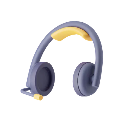 Headphone  3D Illustration