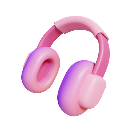 Headphone  3D Illustration