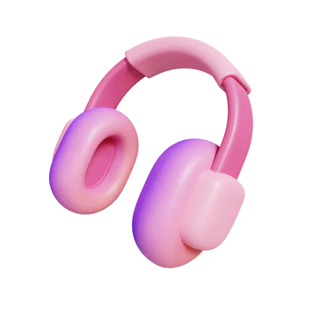 Headphone  3D Illustration