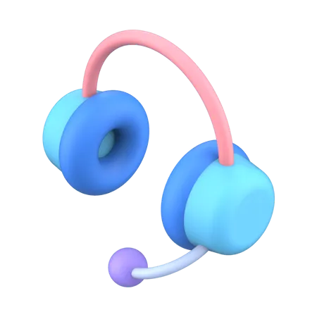 Headphone  3D Illustration