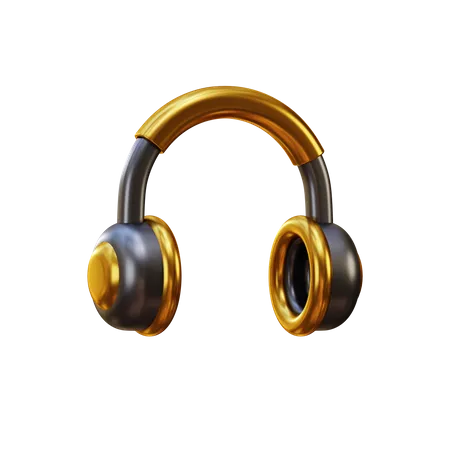 Headphone  3D Illustration