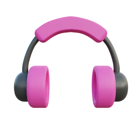 Headphone  3D Illustration