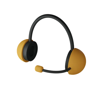 Headphone 3 D Illustration Contains PNG BLEND And OBJ 3D Illustration