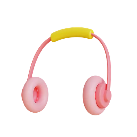 3 D Headphone Illustration Object Rendered Can Be Used In Web Andmay More High Resolution 3D Illustration