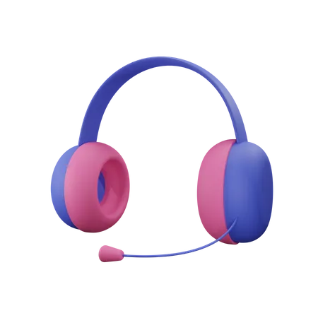 3 D Illustration Of Headphone 3D Illustration