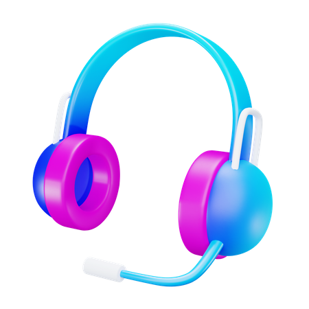 Headphone 3D Icon