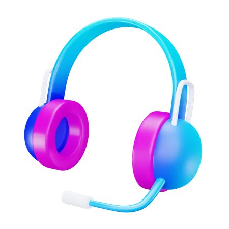 Headphone 3 D Illustration 3D Icon