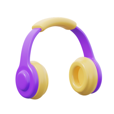 Headphone  3D Icon