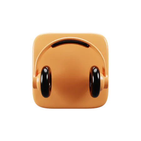 Headphone 3 D Icon 3D Icon