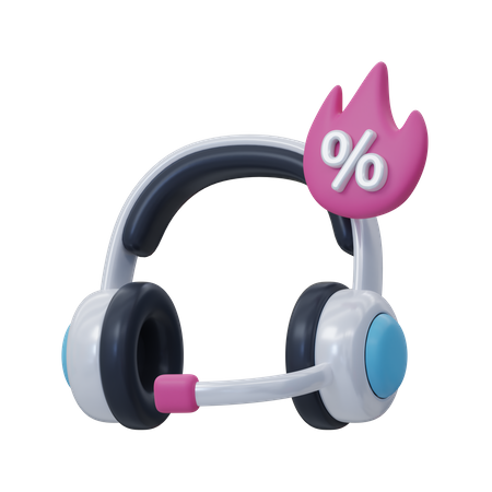 Headphone Hot Sale  3D Icon