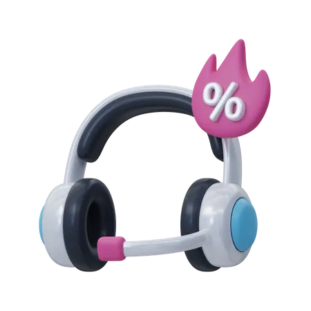 Headphone Hot Sale  3D Icon