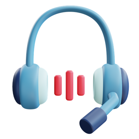 Headphones  3D Icon