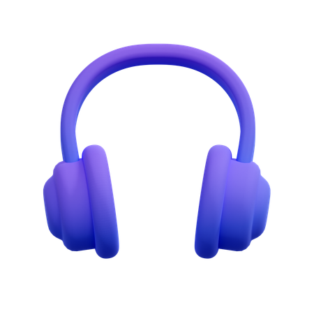 ヘッドフォン  3D Icon