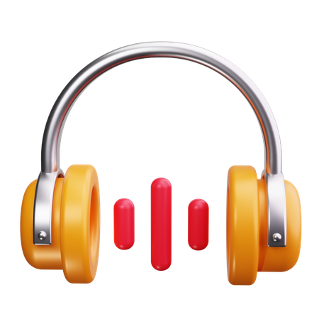 Headphones  3D Icon