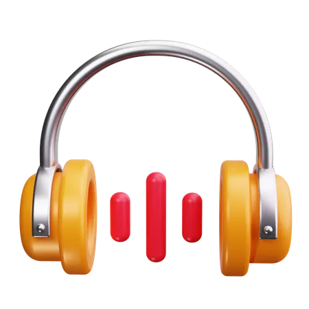 Headphones  3D Icon