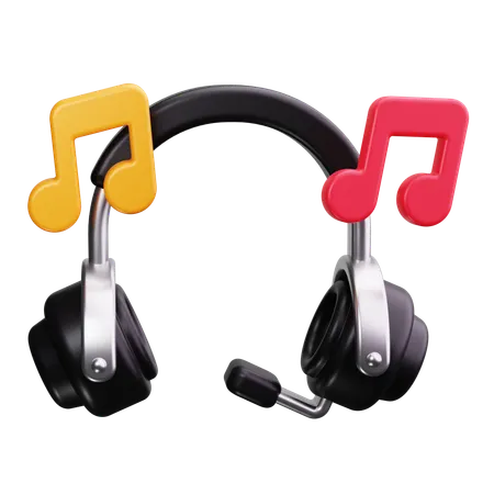 Headphones  3D Icon